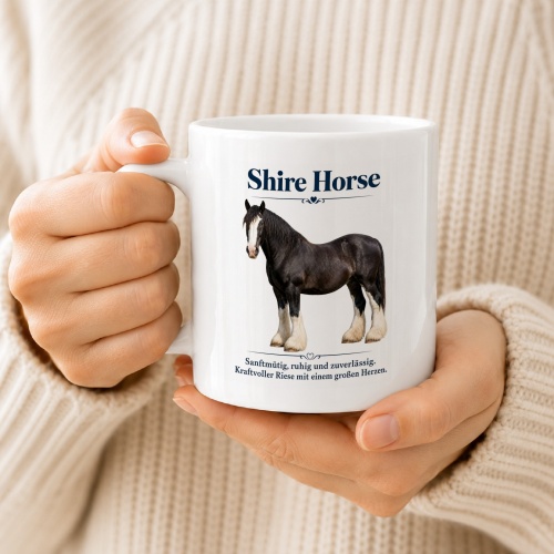 Tasse »Shire Horse – sanftmütiger Riese«