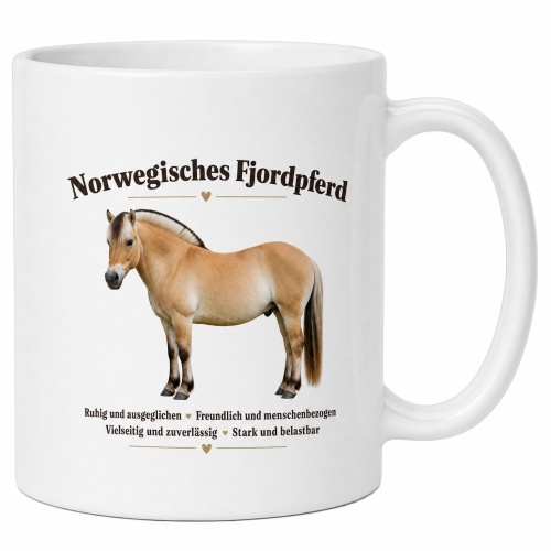 Tasse »Norwegisches Fjordpferd«
