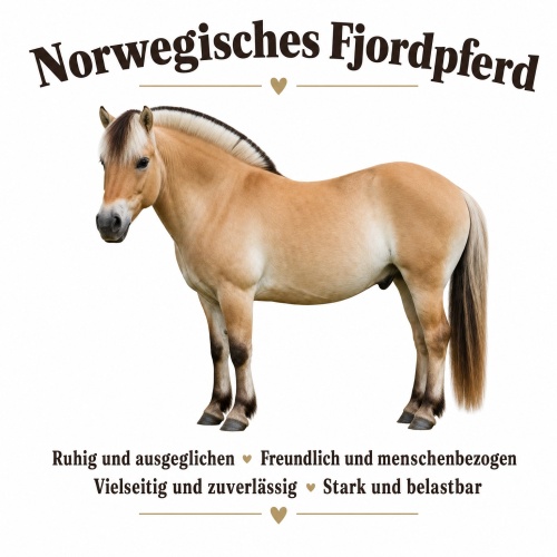 Tasse »Norwegisches Fjordpferd«
