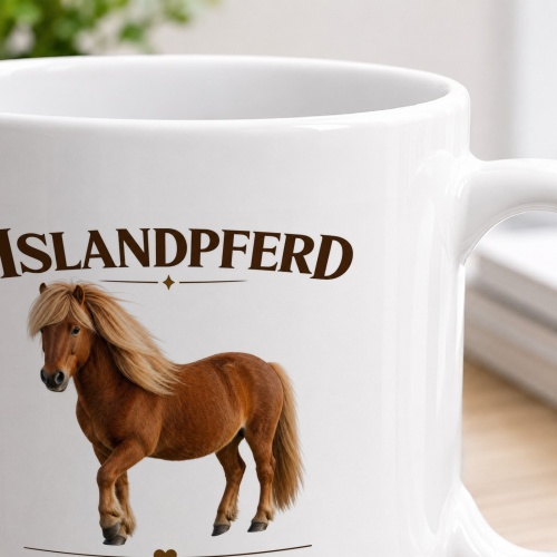 Tasse »Islandpferd – klein, aber voller Charakter!«