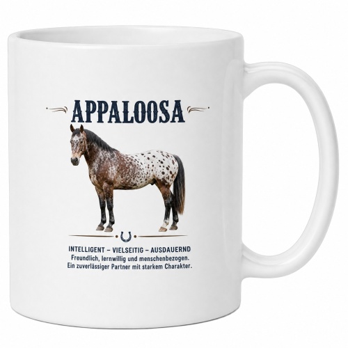 Tasse »Appaloosa – Pferderasse«