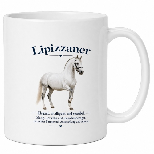 Tasse »Lipizzaner – elegant, intelligent,...