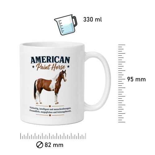 Tasse »American Paint Horse – Vielseitig & freundlich«
