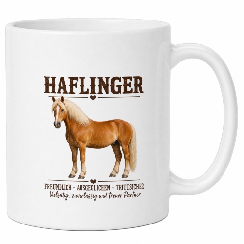 Tasse »Haflinger – freundlich &...