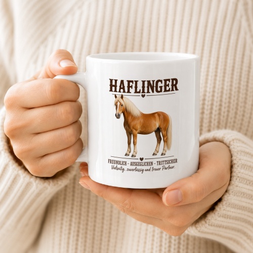 Tasse »Haflinger – freundlich & zuverlässig«