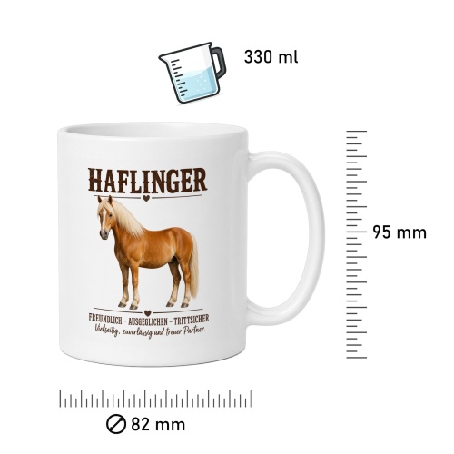 Tasse »Haflinger – freundlich & zuverlässig«