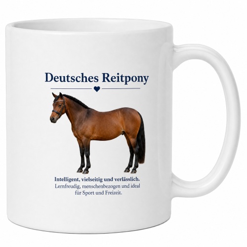 Tasse »Deutsches Reitpony«