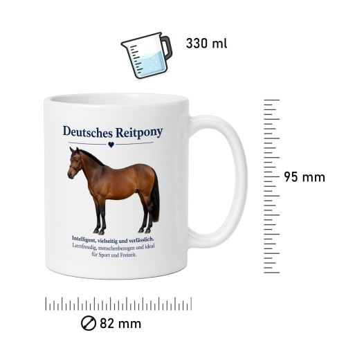 Tasse »Deutsches Reitpony«