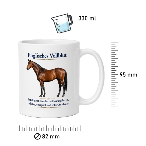 Tasse »Englisches Vollblut«