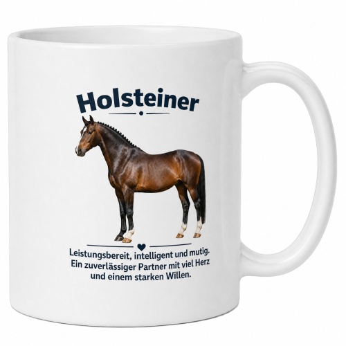 Tasse »Holsteiner – Leistungsbereit,...