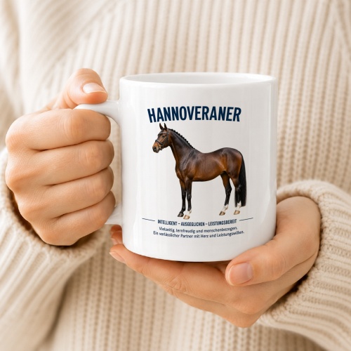 Tasse »Hannoveraner – Intelligent & ausgeglichen«