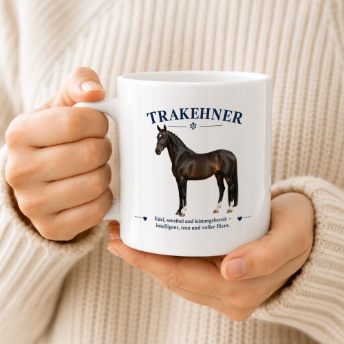 Tasse »Trakehner – edel, sensibel & leistungsbereit«