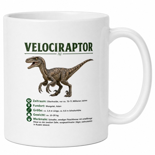 Tasse »Velociraptor Dinosaurier«