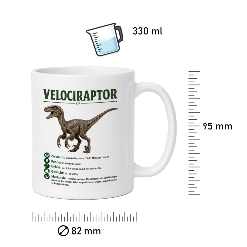Tasse »Velociraptor Dinosaurier«