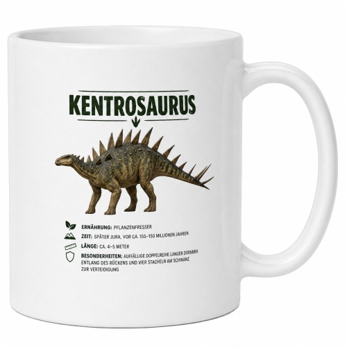 Tasse »Kentrosaurus Dino-Wissen«