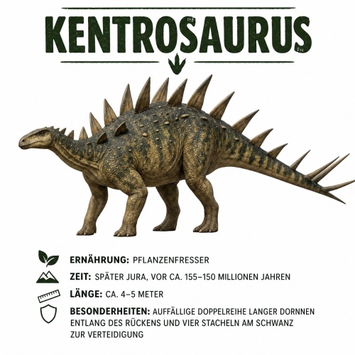 Tasse »Kentrosaurus Dino-Wissen«