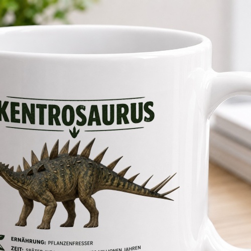 Tasse »Kentrosaurus Dino-Wissen«