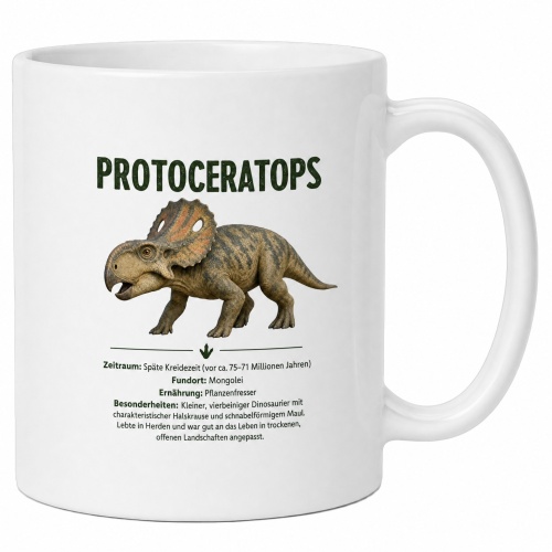 Tasse »Protoceratops Dino-Motiv«