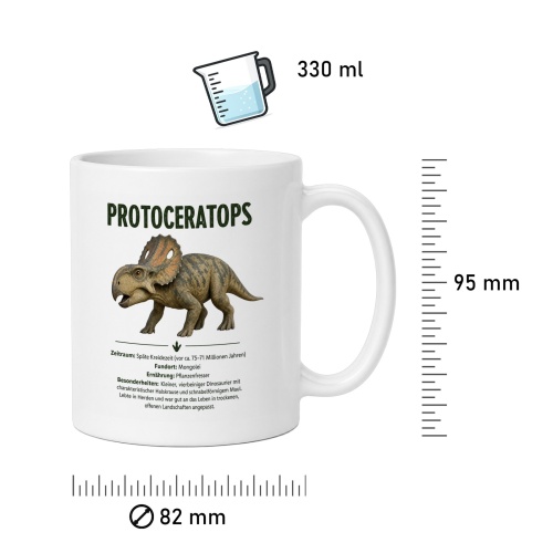 Tasse »Protoceratops Dino-Motiv«