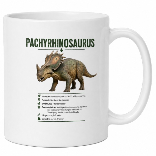 Tasse »Pachyrhinosaurus – Dinosaurier...