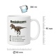 Tasse »Monolophosaurus Dino-Wissen«
