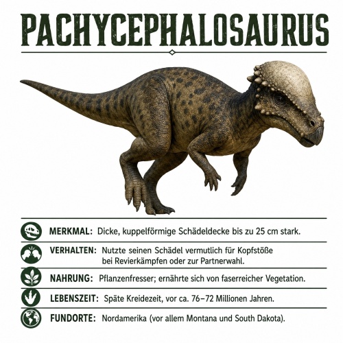 Tasse »Pachycephalosaurus Dinosaurier«