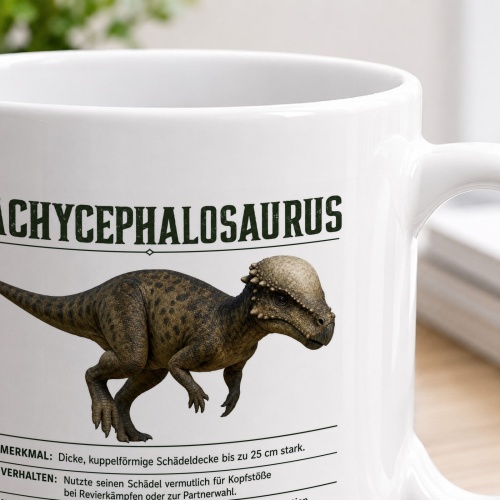 Tasse »Pachycephalosaurus Dinosaurier«