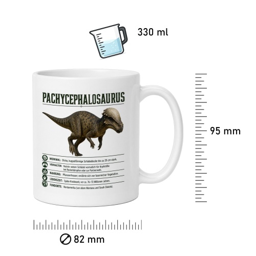 Tasse »Pachycephalosaurus Dinosaurier«