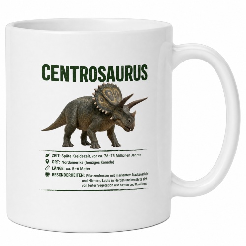 Tasse »Centrosaurus Dinosauriermotiv«
