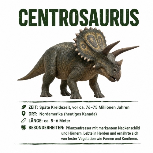 Tasse »Centrosaurus Dinosauriermotiv«