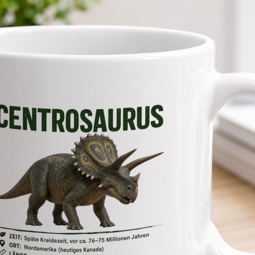 Tasse »Centrosaurus Dinosauriermotiv«