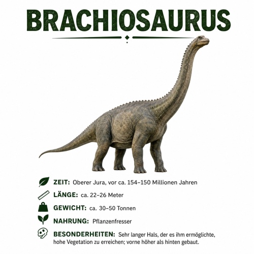 Tasse »Brachiosaurus Dino-Wissen«
