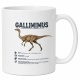 Tasse »Gallimimus – Dinosaurier Info«