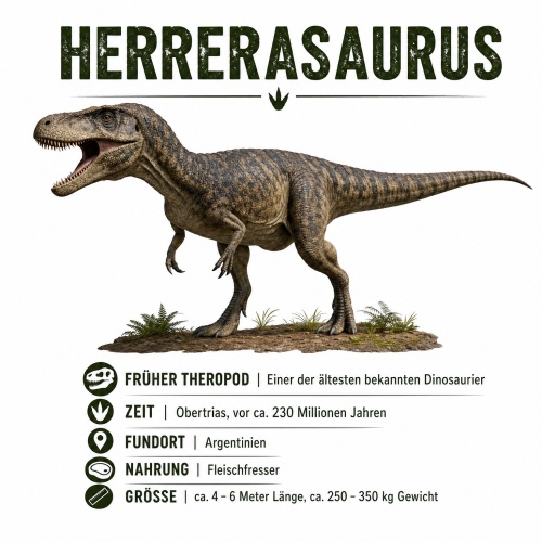 Tasse »Herrerasaurus Dinosaurier«