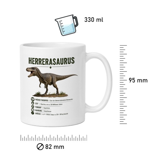 Tasse »Herrerasaurus Dinosaurier«