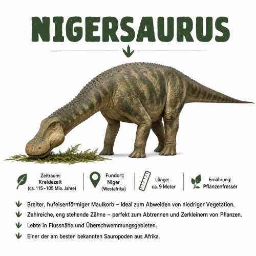 Tasse »Nigersaurus – Dinosaurier-Wissen«