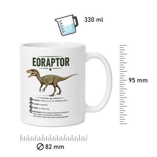 Tasse »Eoraptor – Urzeit-Dinosaurier«