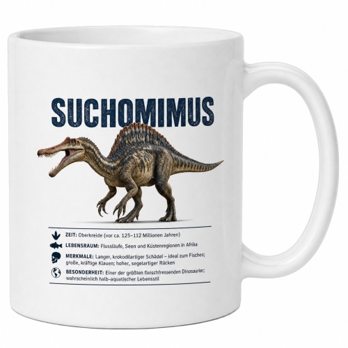 Tasse »Suchomimus Dinosaurier-Wissen«