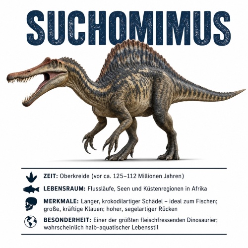 Tasse »Suchomimus Dinosaurier-Wissen«