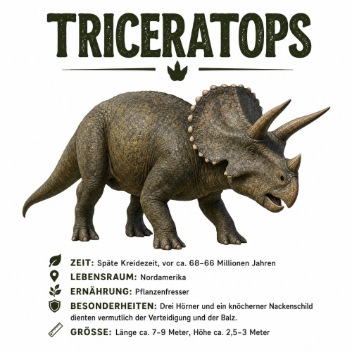Tasse »Triceratops Dinosaurier«