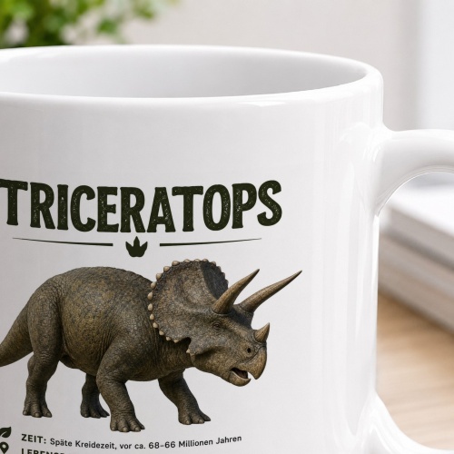 Tasse »Triceratops Dinosaurier«
