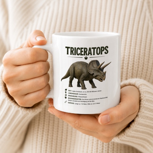 Tasse »Triceratops Dinosaurier«
