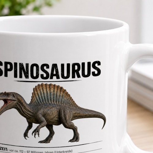 Tasse »Spinosaurus Übersicht & Bild«