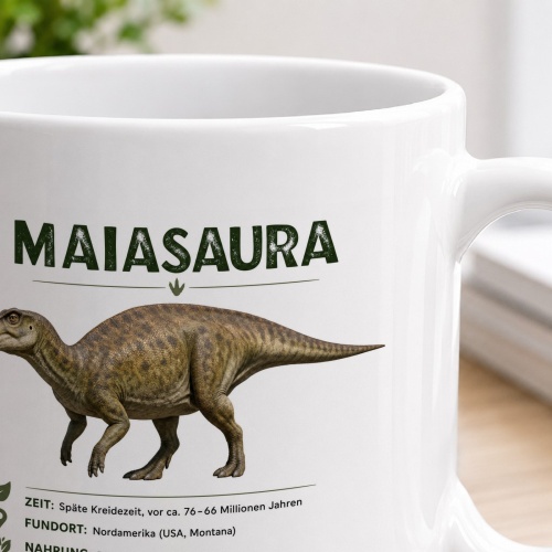 Tasse »Maiasaura Dino Fakten«