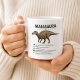 Tasse »Maiasaura Dino Fakten«