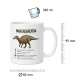 Tasse »Maiasaura Dino Fakten«