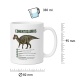 Tasse »Edmontosaurus mit Dino-Fakten«