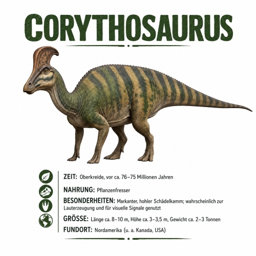 Tasse »Corythosaurus Dinosaurier«