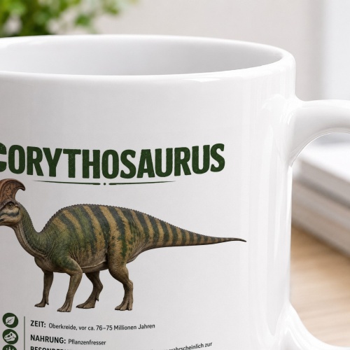 Tasse »Corythosaurus Dinosaurier«