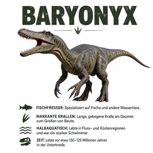 Tasse »Baronyx Dinosaurier-Motiv«